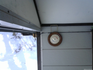 長野県菅平高原 ゆたか山荘 温度計 2026/01/21 10:15