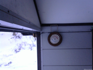 長野県菅平高原 ゆたか山荘 温度計 2026/01/21 16:45