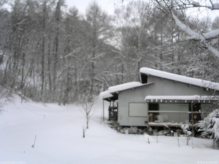 長野県菅平高原 ゆたか山荘 西側(坂上) 2026/01/22 09:45