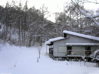 長野県菅平高原 ゆたか山荘 西側(坂上) 2026/01/22 15:15