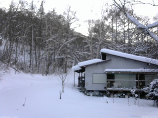 長野県菅平高原 ゆたか山荘 西側(坂上) 2026/01/22 15:30
