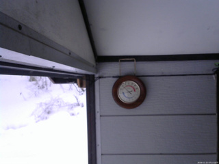 長野県菅平高原 ゆたか山荘 温度計 2026/01/22 07:15