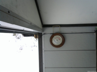 長野県菅平高原 ゆたか山荘 温度計 2026/01/22 09:45