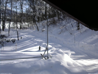 長野県菅平高原 ゆたか山荘 東側(坂下) 2026/01/23 12:00