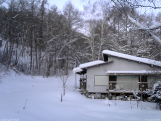長野県菅平高原 ゆたか山荘 西側(坂上) 2026/01/23 06:45