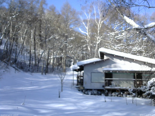 長野県菅平高原 ゆたか山荘 西側(坂上) 2026/01/23 09:45