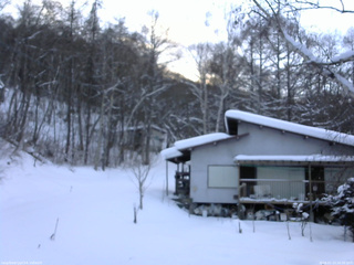 長野県菅平高原 ゆたか山荘 西側(坂上) 2026/01/23 16:30