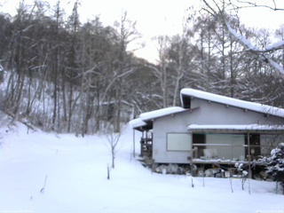 長野県菅平高原 ゆたか山荘 西側(坂上) 2026/01/23 16:45