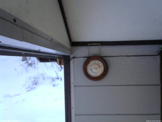 長野県菅平高原 ゆたか山荘 温度計 2026/01/23 07:15