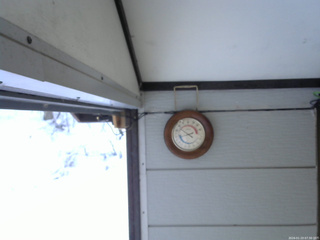 長野県菅平高原 ゆたか山荘 温度計 2026/01/23 07:30