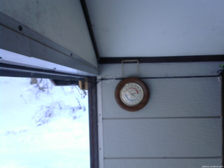 長野県菅平高原 ゆたか山荘 温度計 2026/01/23 08:45