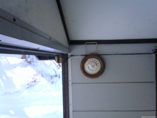 長野県菅平高原 ゆたか山荘 温度計 2026/01/23 09:45