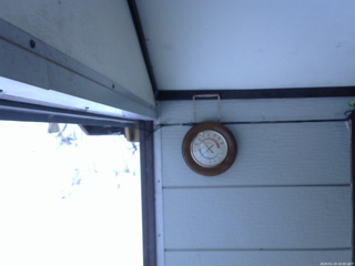 長野県菅平高原 ゆたか山荘 温度計 2026/01/23 16:00