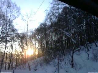 長野県菅平高原 ゆたか山荘 東側上空 2026/01/23 07:15
