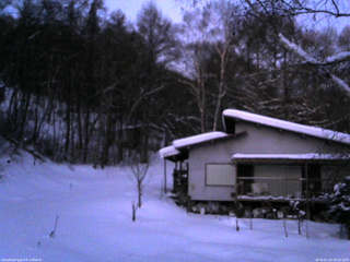長野県菅平高原 ゆたか山荘 西側(坂上) 2026/01/24 06:30