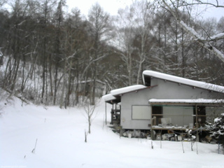 長野県菅平高原 ゆたか山荘 西側(坂上) 2026/01/24 13:30