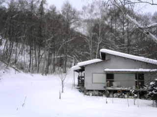 長野県菅平高原 ゆたか山荘 西側(坂上) 2026/01/24 15:15