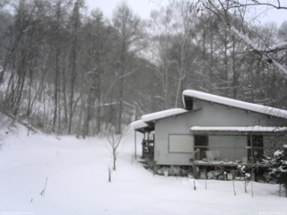 長野県菅平高原 ゆたか山荘 西側(坂上) 2026/01/24 15:30