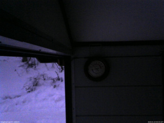 長野県菅平高原 ゆたか山荘 温度計 2026/01/24 06:30