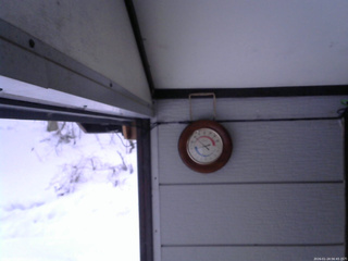 長野県菅平高原 ゆたか山荘 温度計 2026/01/24 06:45