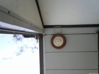 長野県菅平高原 ゆたか山荘 温度計 2026/01/24 07:15