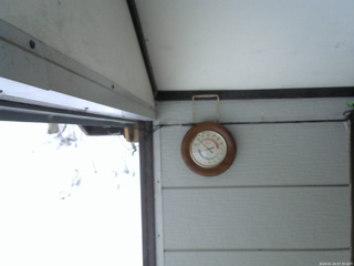 長野県菅平高原 ゆたか山荘 温度計 2026/01/24 07:30