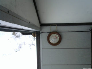 長野県菅平高原 ゆたか山荘 温度計 2026/01/24 08:00