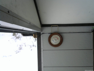 長野県菅平高原 ゆたか山荘 温度計 2026/01/24 08:15