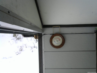 長野県菅平高原 ゆたか山荘 温度計 2026/01/24 08:30