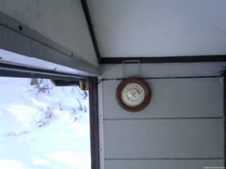 長野県菅平高原 ゆたか山荘 温度計 2026/01/24 09:15