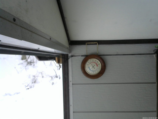 長野県菅平高原 ゆたか山荘 温度計 2026/01/24 09:30