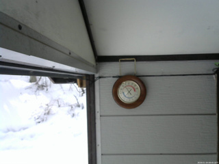 長野県菅平高原 ゆたか山荘 温度計 2026/01/24 09:45