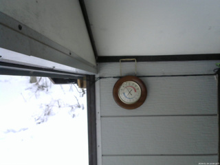 長野県菅平高原 ゆたか山荘 温度計 2026/01/24 10:00