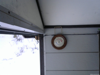 長野県菅平高原 ゆたか山荘 温度計 2026/01/24 10:15