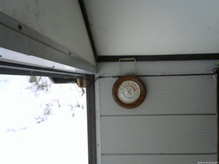 長野県菅平高原 ゆたか山荘 温度計 2026/01/24 10:30