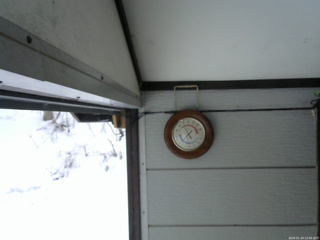 長野県菅平高原 ゆたか山荘 温度計 2026/01/24 12:00