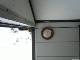 長野県菅平高原 ゆたか山荘 温度計 2026/01/24 12:30