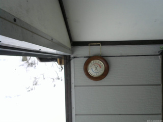 長野県菅平高原 ゆたか山荘 温度計 2026/01/24 13:00