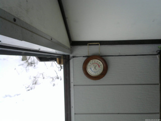 長野県菅平高原 ゆたか山荘 温度計 2026/01/24 13:15