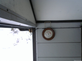 長野県菅平高原 ゆたか山荘 温度計 2026/01/24 14:15