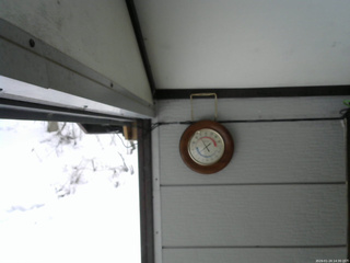 長野県菅平高原 ゆたか山荘 温度計 2026/01/24 14:30