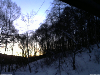 長野県菅平高原 ゆたか山荘 東側上空 2026/01/24 06:30