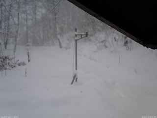 長野県菅平高原 ゆたか山荘 東側(坂下) 2026/01/25 08:00