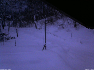 長野県菅平高原 ゆたか山荘 東側(坂下) 2026/01/25 17:15