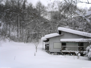 長野県菅平高原 ゆたか山荘 西側(坂上) 2026/01/25 15:30