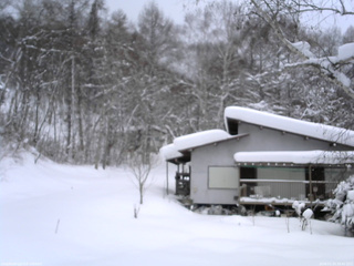 長野県菅平高原 ゆたか山荘 西側(坂上) 2026/01/25 16:45