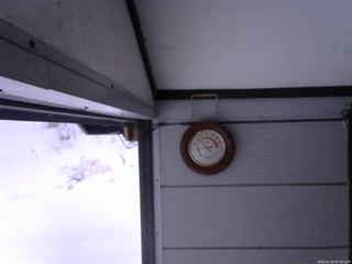 長野県菅平高原 ゆたか山荘 温度計 2026/01/25 07:30