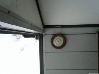 長野県菅平高原 ゆたか山荘 温度計 2026/01/25 09:45