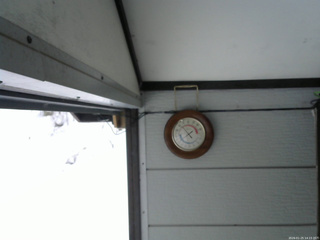 長野県菅平高原 ゆたか山荘 温度計 2026/01/25 14:15