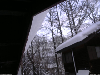 長野県菅平高原 ゆたか山荘 北側 2026/01/26 07:15